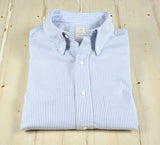 Ole Mason Jar - The Carolina Blue Striped Oxford - Shirts - The American Gentleman - 5