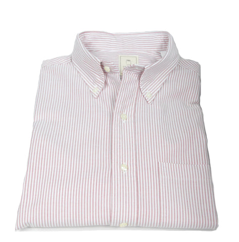 Ole Mason Jar - The Carolina Red Striped Oxford - Shirts - The American Gentleman - 1