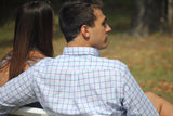 Collared Greens - The Wilton Button Down - Navy/Pink/Teal/White - Shirts - The American Gentleman - 3