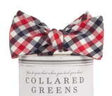 Collared Greens - USA Quad Bow Tie Red/White/Blue - Bow Tie - The American Gentleman - 2