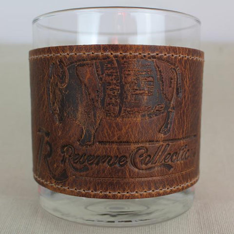 The Bison Wrapped Bourbon Glass
