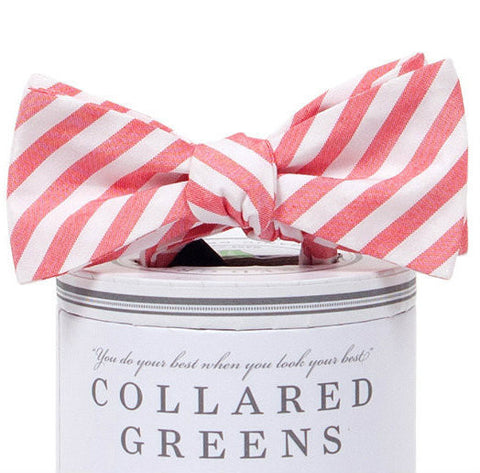 Collared Greens - Kaiwah Bow Tie - Red - Bow Tie - The American Gentleman