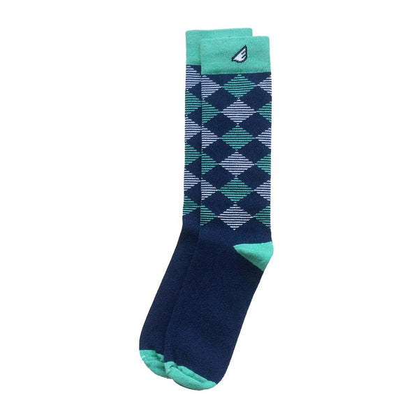 Boldfoot Scotsman Socks - Navy & Green