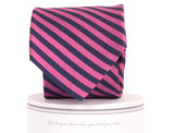 Collared Greens - Squaw Necktie - Navy / Pink - Ties - The American Gentleman - 2