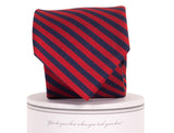 Collared Greens - Squaw Necktie - Navy / Red - Ties - The American Gentleman - 2