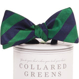 Collared Greens - Tamarack Bow Tie - Navy / Green - Bow Tie - The American Gentleman - 2