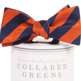 Collared Greens - Tamarack Bow Tie - Navy / Orange - Bow Tie - The American Gentleman - 2