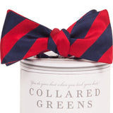 Collared Greens - Tamarack Bow Tie - Navy / Red - Bow Tie - The American Gentleman - 2