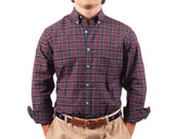 Collared Greens - The Wolfe Button Down - Navy/Red - Shirts - The American Gentleman - 3